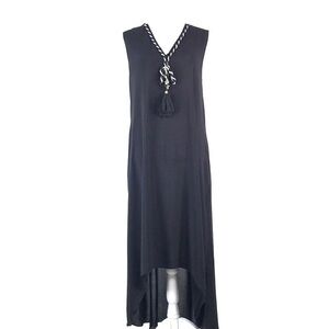 Ella Moon L Women’s Black Maxi Dress. 100% Rayon
